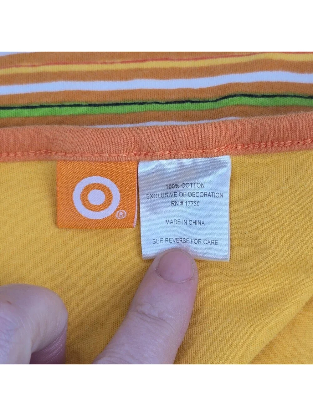 Vintage Target Y2K 2-ply Cotton Halloween Pumpkin Baby Blanket Cotton Stripe